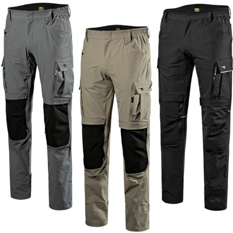Pantaloni da lavoro elasticizzati Diadora Pant Tech Performance - L - Beige