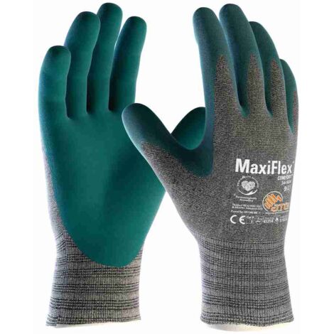Guanti da lavoro ATG MaxiFlex 34-924 Comfort - 12 (XXXL) - Verde