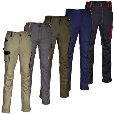 Pantaloni da lavoro Cofra Walcourt slim - 44 (EU) - Nero