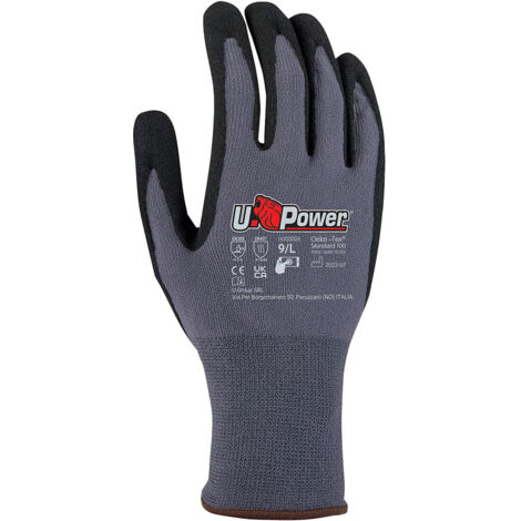 U-Power Merengue Guanti Lavoro Antinfortunistica Nylon Na2 Technology 8/M