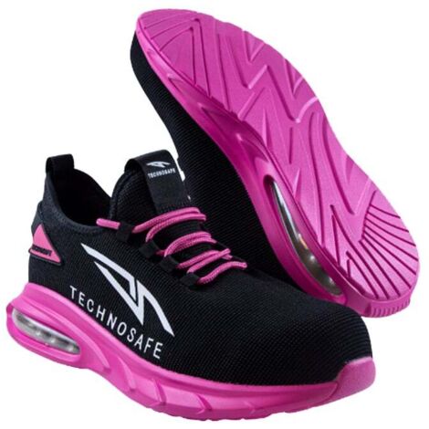 Scarpe antinfortunistiche donna Technosafe Neon S1PL SR ESD - 39 - Fucsia