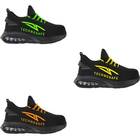 Scarpe antinfortunistiche Technosafe Neon Dark Mode S1PL SR ESD - 41 - Arancione