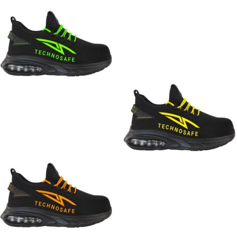 Scarpe antinfortunistiche Technosafe Neon Dark Mode S1PL SR ESD - 45 - Arancione