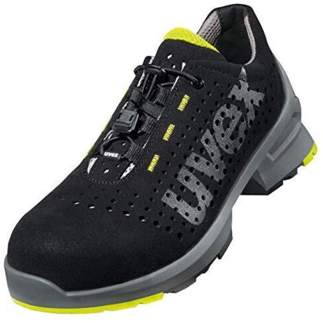 Scarpe antinfortunistiche basse Uvex 1 S1 SRC ESD 85438 - 44 - Nero/Giallo