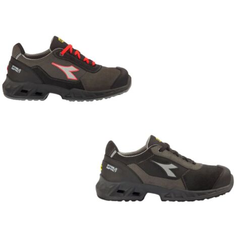 Scarpe antinfortunistiche Diadora Shark Stable Impact Leather Low S3 SRC ESD - 45 - Nero