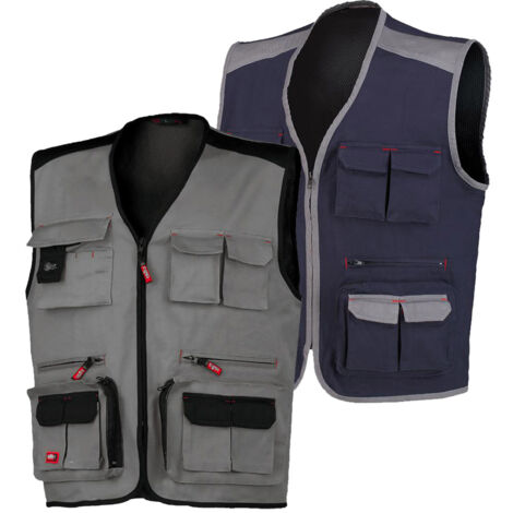 Issaline 04509-080 Gilet Da Lavoro EN ISO 13688:2013 Snappy Grigio M
