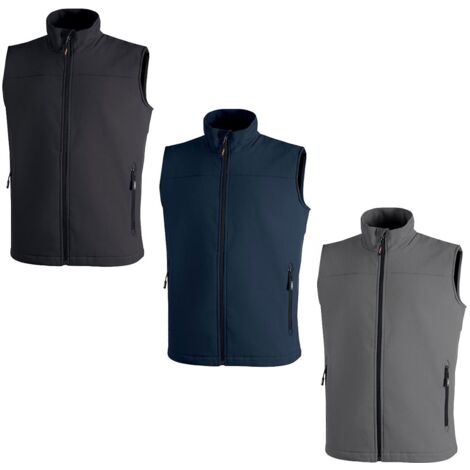 Gilet da lavoro Softshell U-Power Dublino - M - Grigio (1/4)