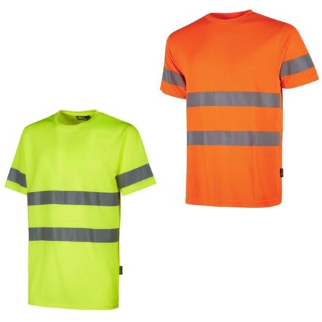 T-shirt da lavoro alta visibilità U-Power Mizar - L - Arancione
