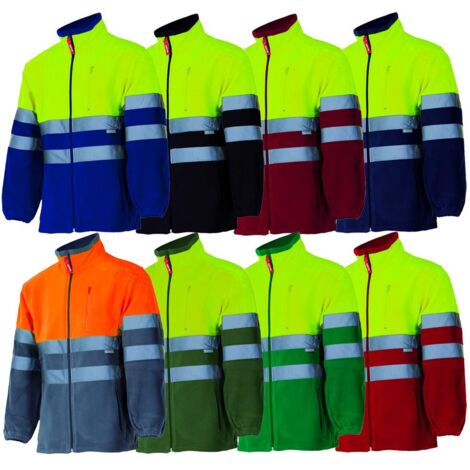 Giacca di pile Velilla 183 - XL - Blu/Giallo