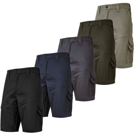 Pantaloni corti da lavoro U-Power Bonito - L - Nero (1/5)