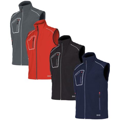 Gilet da lavoro Issa Line Snappy 04509 - XXXL - Azzurro (1/5)