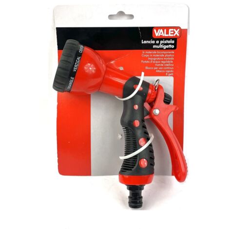 Lancia doccia a pistola 1 getto irrigazione fiori piante giardino valex 1480080
