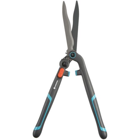 GARDENA Cesoie per siepi 2in1 EnergyCut: lame ondulate da 23 cm, ingranaggio per moltiplicare la forza di taglio, lame di precisione con rivestimento antiaderente (12303-20) (1/5)