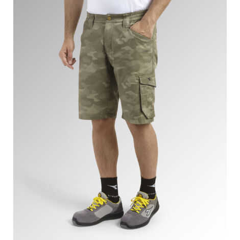 Pantaloni corti da lavoro Diadora Utility Bermuda Poly Camo - XL