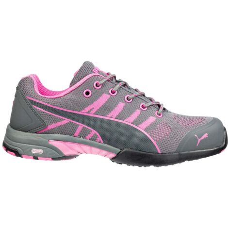 Scarpe da lavoro donna Puma Celerity Knit Pink Wns Low S1 HRO SRC-37 -  Giallo - 37 - Giallo