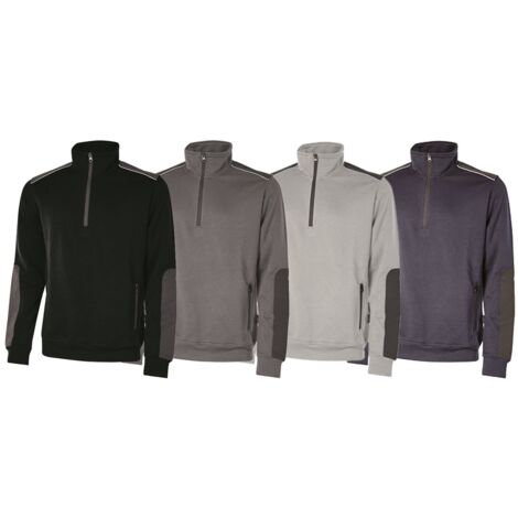 Felpa da lavoro U-Power Cushy eco friendly - L - Grigio Chiaro