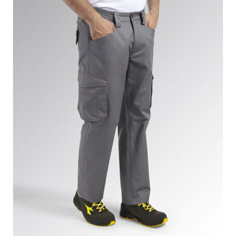Pantaloni da lavoro Diadora Staff Light Cotton - M - Grigio