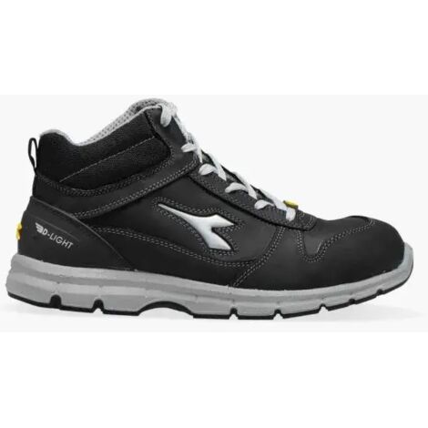 Scarpe antinfortunistiche Diadora Run ll High S3 ESD SRC-Nero-36 - Nero - 36
