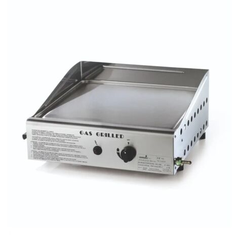 Ompagrill Piastra Di Cottura Plancha Singola a Gas Inox