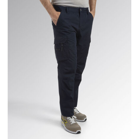 Diadora Utility WIN II estivi 100% cotone 215 gr/m - Pantaloni da lavoro - L - Blu