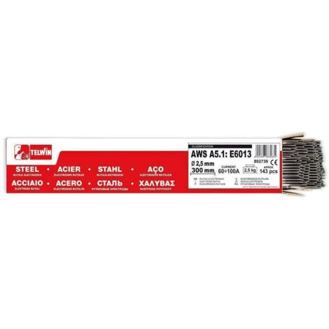 Elettrodi per saldatura Telwin da 2,5 mm confezione da 143