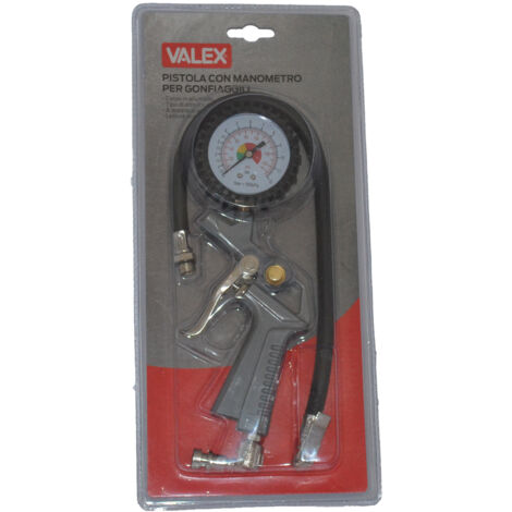 Pistola con manometro per gonfiaggio Valex 1559890 per compressore aria