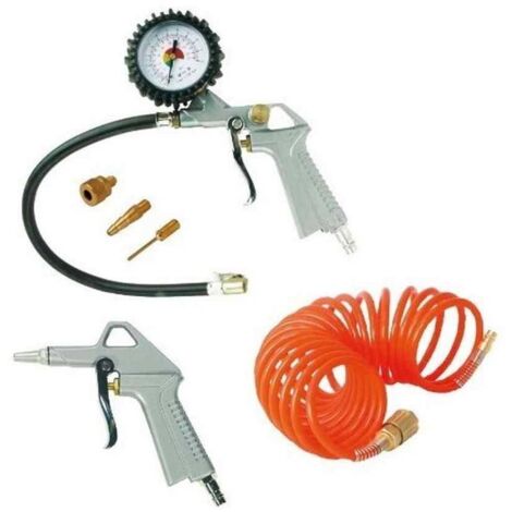 TECPO TUBO ARIA COMPRESSA 6m TUBO ARIA + 3 PISTOLE DI SOFFIAGGIO