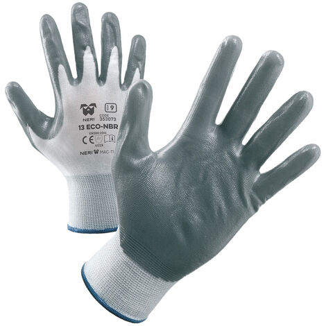 Guanti da lavoro Neri 13 ECO-NBR grigio - 8 (M) - Grigio