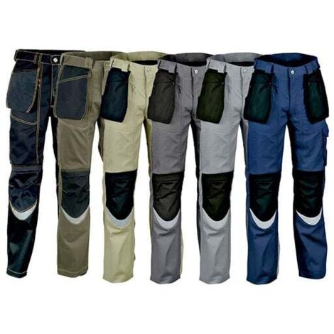 Pantaloni estivi da lavoro Cofra Carpenter multitasca - 48 (EU) - Antracite