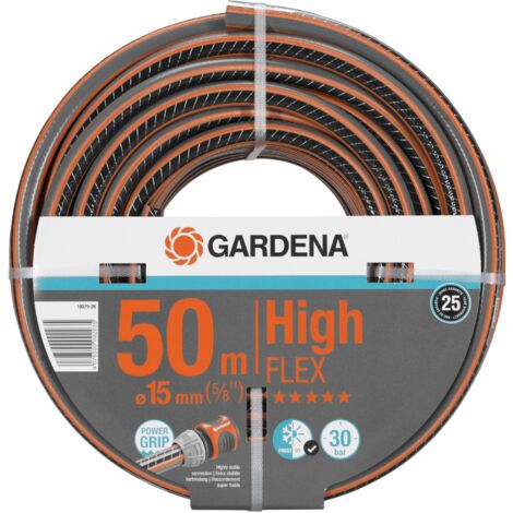 GARDENA Tubo acqua da giardino Comfort HIGHFLEX 50 m, 15 mm (5/8") per irrigazione e giardinaggio (18079-26)