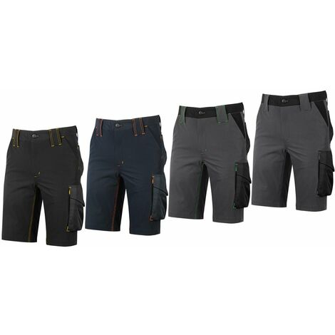 Pantaloni corti da lavoro U-Power Mercury U-4 stretch - XS - Blu (1/5)