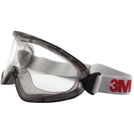 3M 2890 Occhiali a mascherina antiappannante, con protezione antigraffio Bianco EN 166-1 DIN 166-1