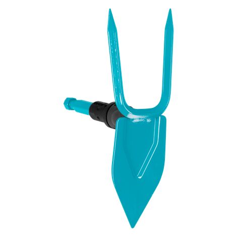 GARDENA Zappa Lama a cuore e 2 denti, acciaio rivestito CombiSystem (3215-20)