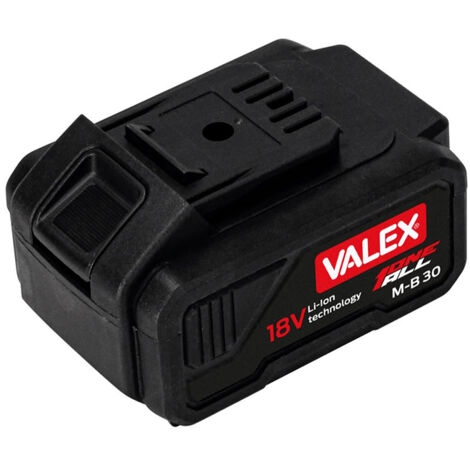 Batteria ricambio m-b 30 18v 3ah valex litio 18v trapano avvitatore multi one