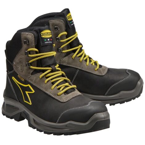 Scarponi antinfortunistici Diadora Cross Sport Diatex High S3 WR CI SRC - 35 - Grigio