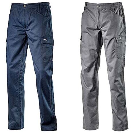 Diadora level pantalone da lavoro colore grigio, taglie disponibili  m