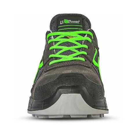 Scarpe antinfortunistiche U-Power Egon S1P SRC ESD - 35 - Antracite/Verde