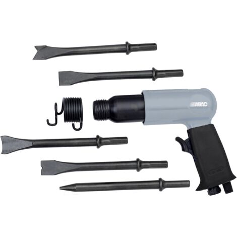 Scaler pneumatico ad ago 19 aghi e pistola martello pneumatico 4 scalpelli 2 in 1