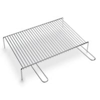 Griglia rettangolare in ghisa 45 x 35 cm per barbecue a carbone