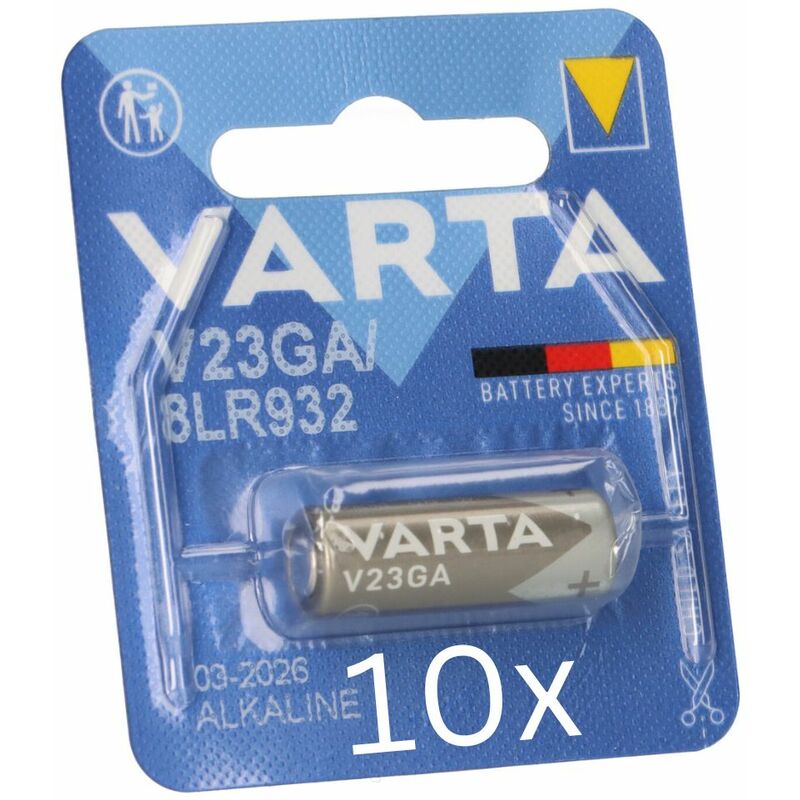 5x VARTA V23GA 12V Alkaline 1er Blister Pack 8LR932 Photo Battery