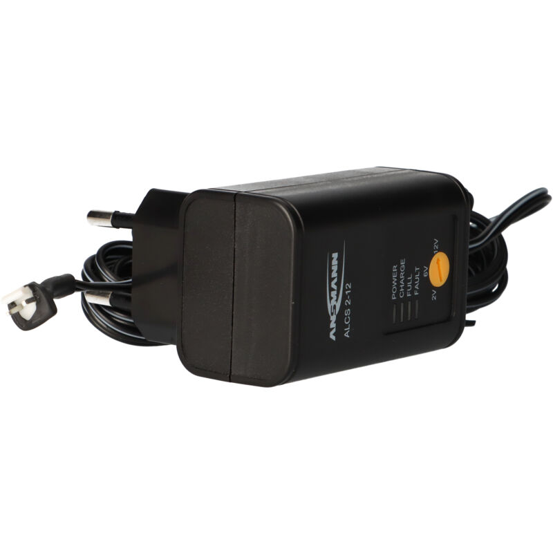 Automatik- Ladegerät passend für 2-24 Volt Bleiakkus mit  Molex-Stecker-Anschluss mit Überladeschutz und Erhaltungsladung (ohne Akku), für Blei-Akkus (PB), Ladegeräte