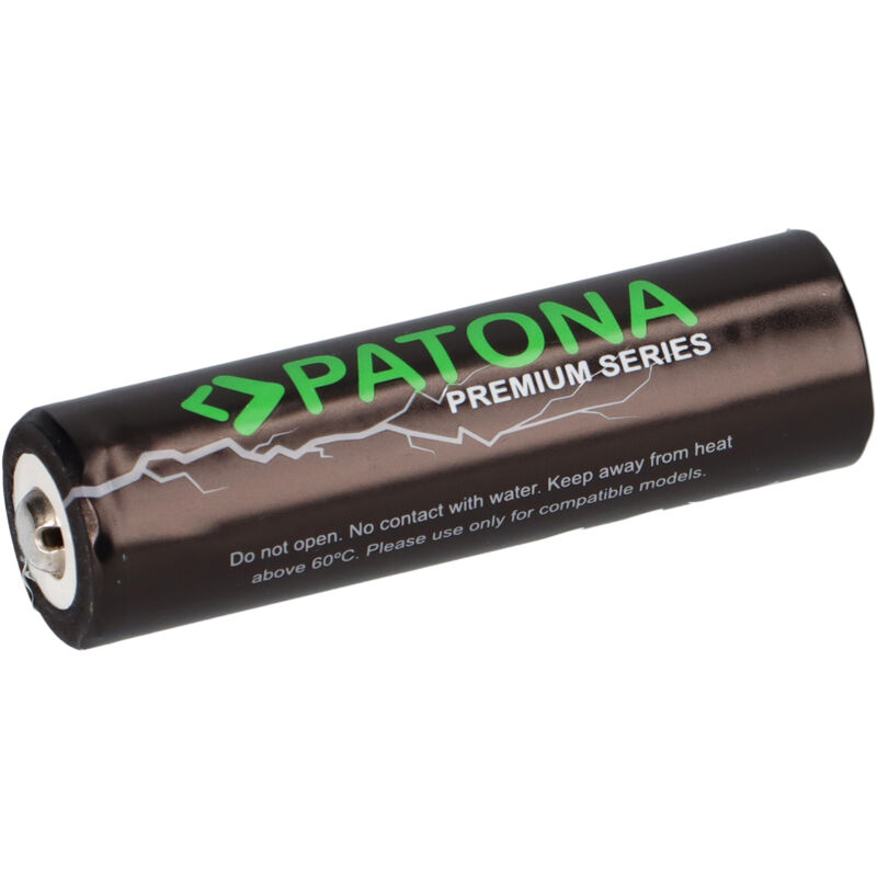 PATONA Premium 18650 Zelle Li-Ion Akku ungeschützt flattop 3,7V
