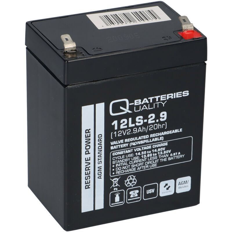 Universal Power AGM UPC12-20 12V 20Ah (C20) AGM Batterie zyklenfest  wartungsfrei