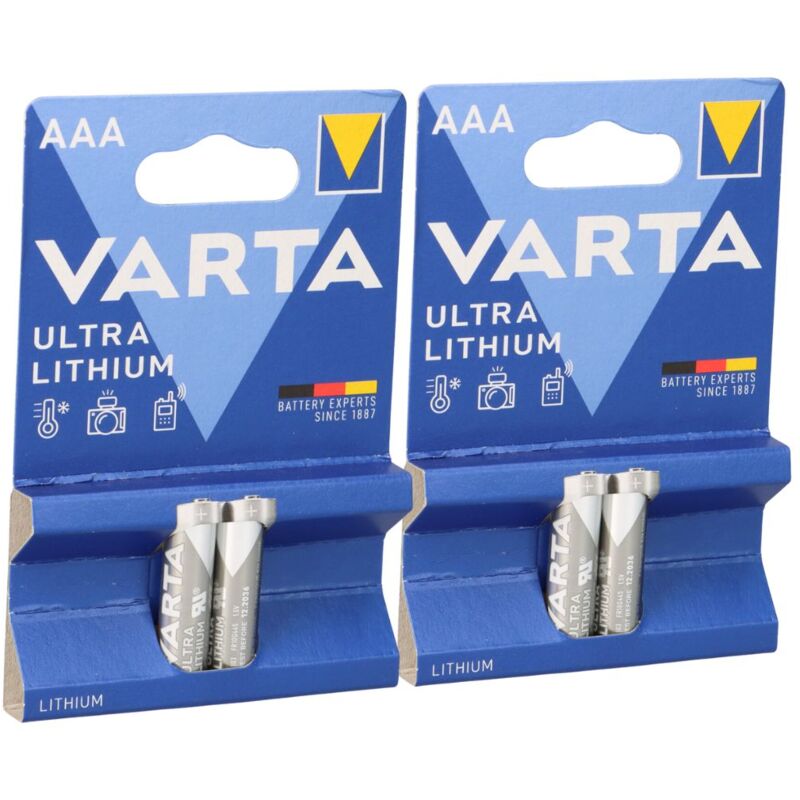 2x Varta AAA Micro Akkus – 550mAh, NiMH, Für Siemens Gigaset A400, A415, A58H, C430