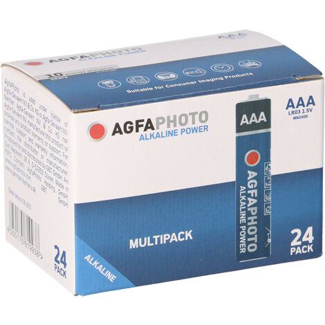AgfaPhoto Power LR03 Micro (AAA)-Batterie Alkali-Mangan 1.5 V 24 St. (1/5)