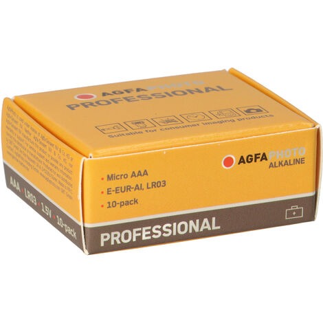 AGFAPHOTO Batterie Professional Micro AAA 1.5V 10 Stück (1/5)