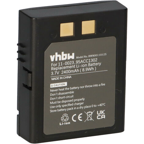 vhbw 1x Akku kompatibel mit Datalogic 4420 Barcodescanner POS (2400 mAh, 3,7 V, Li-Ion) (1/5)