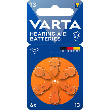 Batterie kompatibel Hörsystem Hörgerät Pure 13 BT Motion SX SA P primax 1,45V