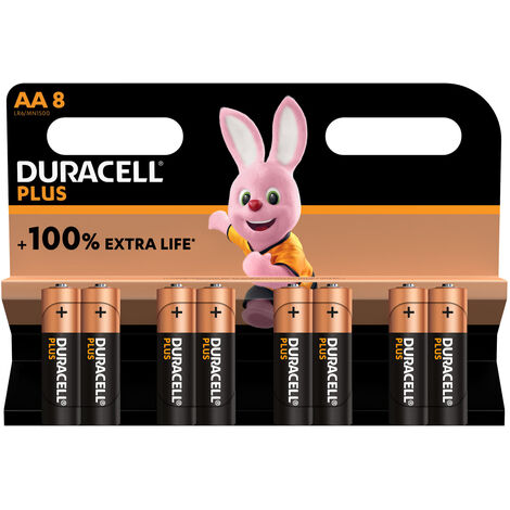Duracell MN1500 Plus Mignon Batterie 1,5V 8er Blister
