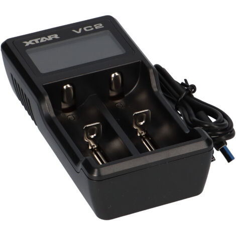 Set 10x CR123A + Xtar VC2 2-Schacht Lithium Ladegerät (1/5)